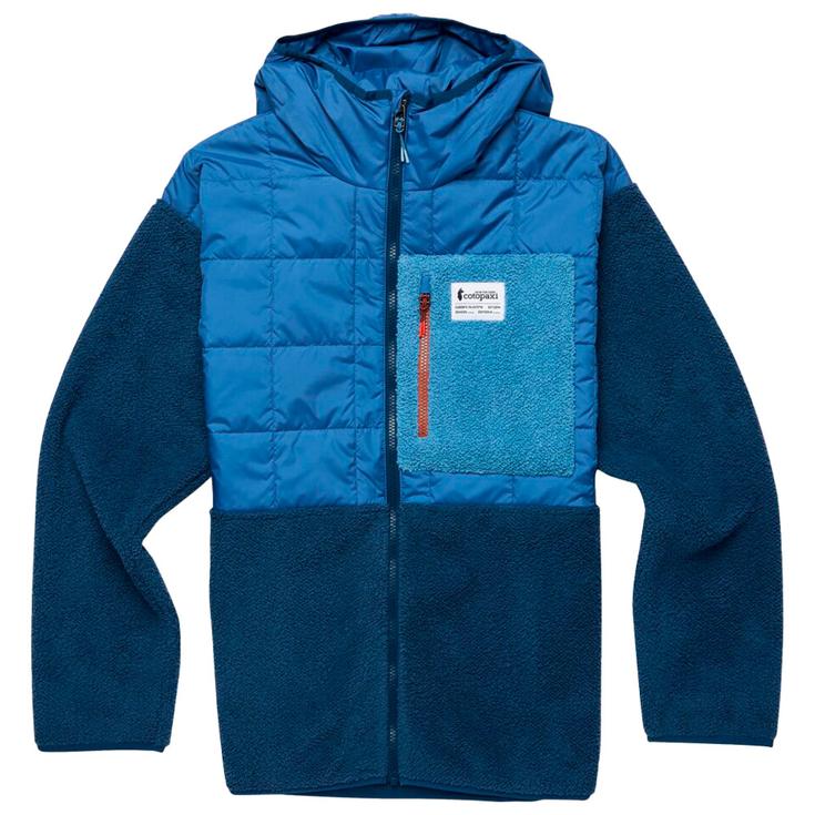 Cotopaxi Polar Trico Hybrid Hooded Jacket Deep Sea Presentación