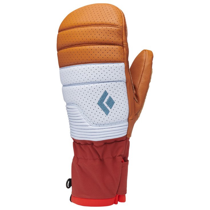 Black Diamond Mitten Women's Progression Mitts Henna Belay Blue Overview