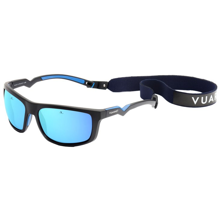 Vuarnet Sunglasses Allpeaks Matte Black Blue Grey Polar Blue Flash Summer 2024 Glisshop