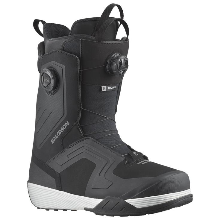 Salomon Stivali Dialogue Dual Boa Black Black White Presentazione
