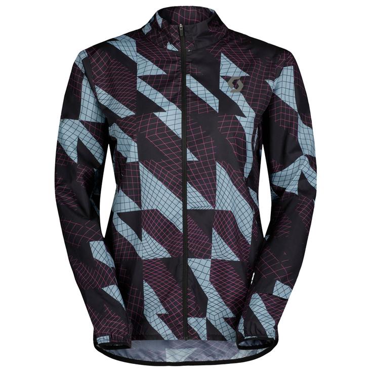 Scott Veste de trail Jacket W's Endurance Tech Windbreak Black Morning Blue Présentation