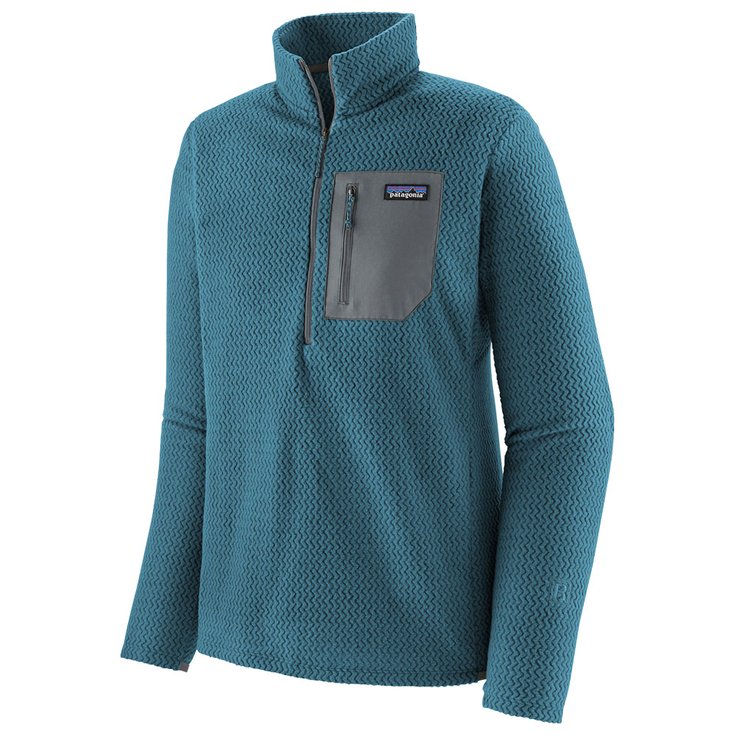 Patagonia R1 Air Zip Neck Wavy Blue 