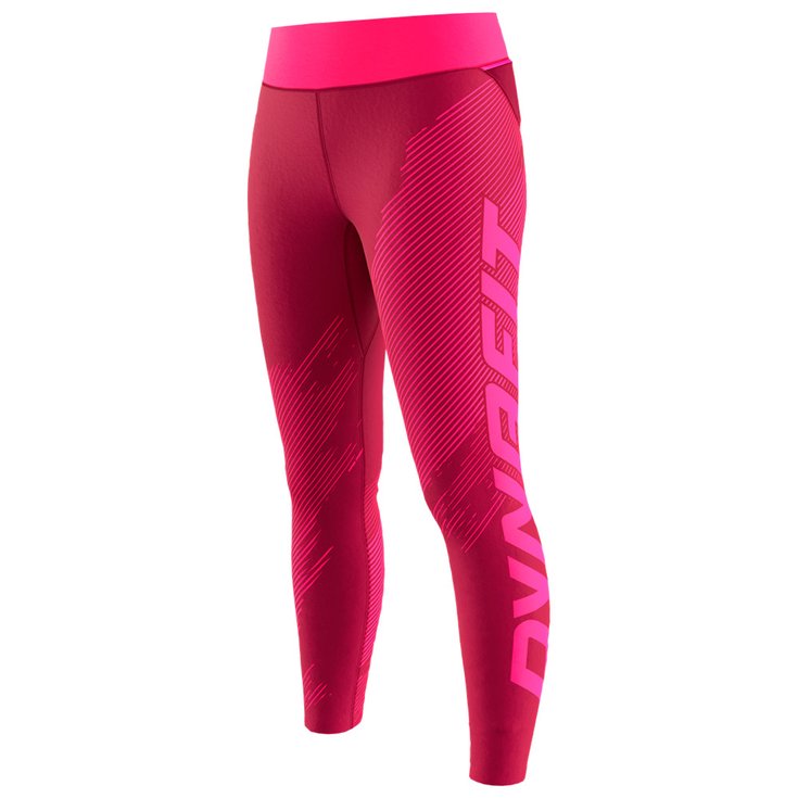 Dynafit Trail panty Ultra Graphic Tights W Beet Red Voorstelling
