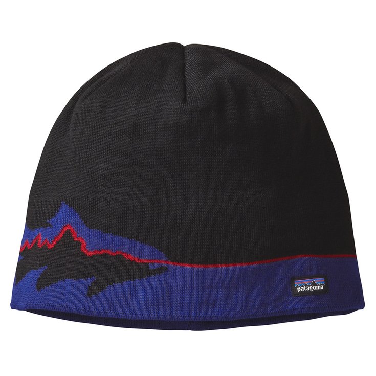 Patagonia Mütze Beanie Hat Fitz Trout Black Präsentation