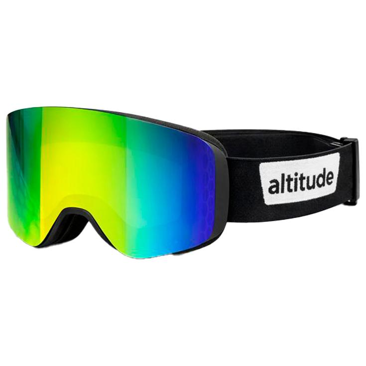 Altitude Eyewear Hype Matt Black Flash Green 
