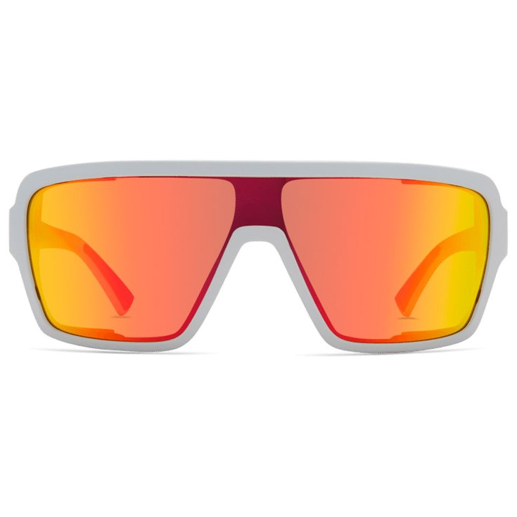 Von Zipper Sunglasses Defender Grey Translucide Gloss Black Shields Black Fire Chrome Overview