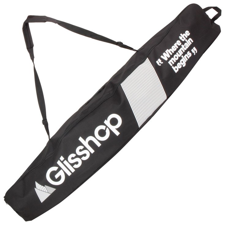Glisshop Snowboard-Taschen Mountain Snow Bag Black White Präsentation