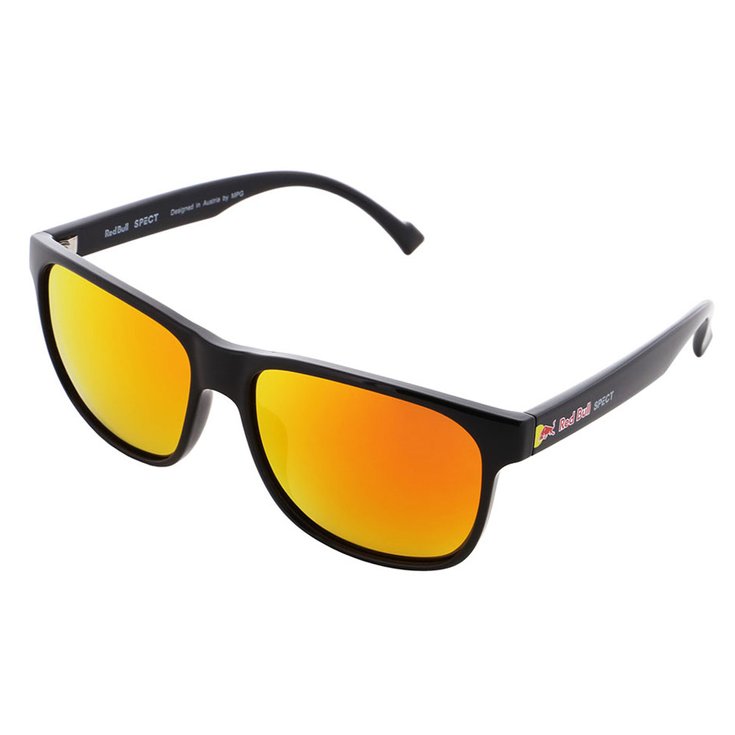 Red Bull Spect Sunglasses Conor Black-Brown With Red Mirror Po Overview