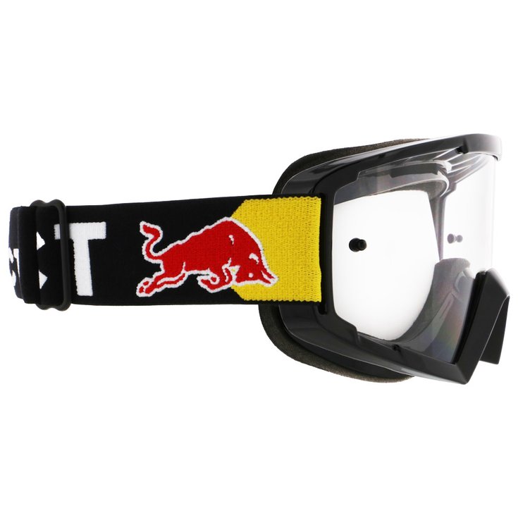 Red Bull Spect Masque VTT Whip Shiny Black Clear Présentation
