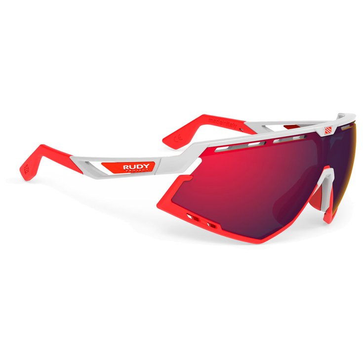 Rudy Project Gafas de esquí Nórdico Defender White Gloss/red Multilaser Red Presentación