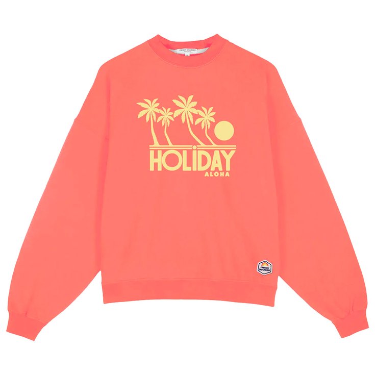 French Disorder Sweatshirt Rosie Holiday Sugar Coral Präsentation