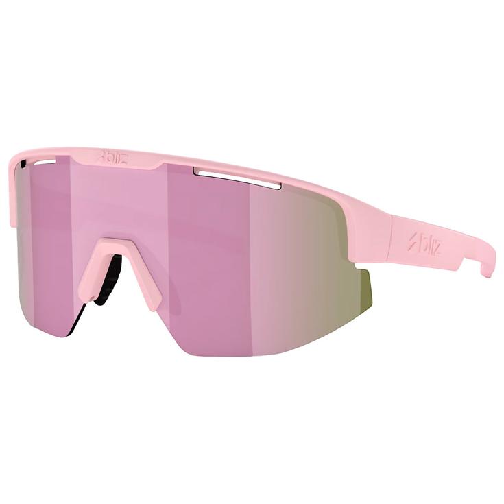Bliz Zonnebrillen Matrix Small Matte Powder Pink Brown Rose Multi Voorstelling