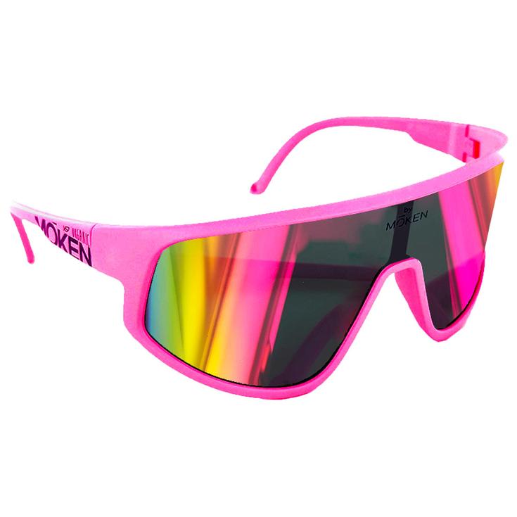 Moken Vision Zonnebrillen Rockett Pink Purple Polarized Voorstelling