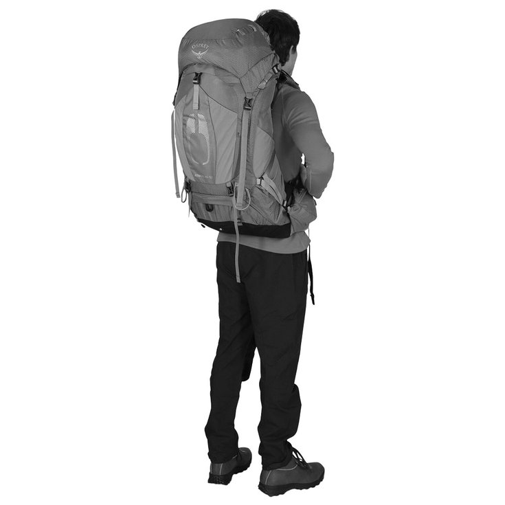 Osprey Zaino Atmos Ag 50 Black  Osprey Zaino Atmos Ag 50 Black