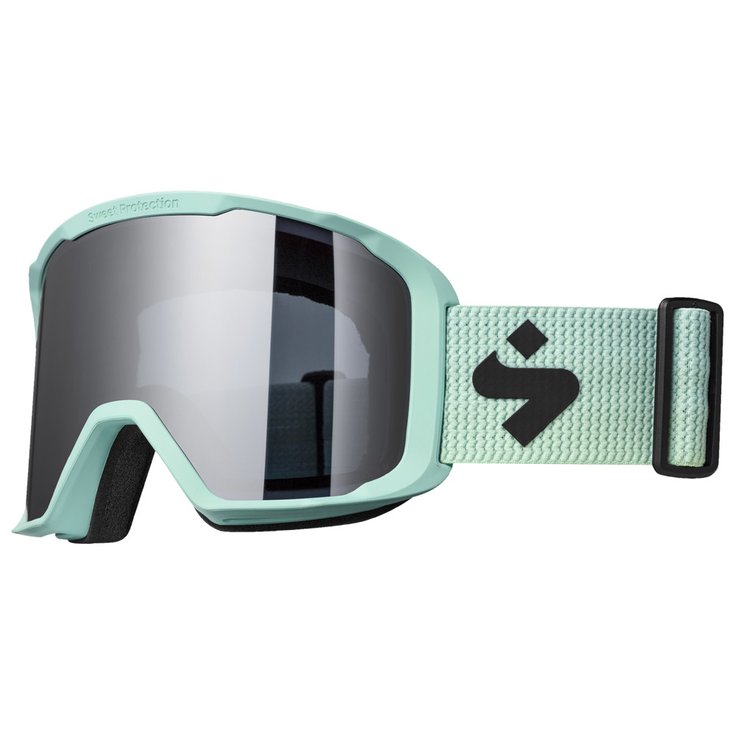 Sweet Protection Skibrille Durden Rig Reflect Misty Turquoise Rig Obsidian Präsentation