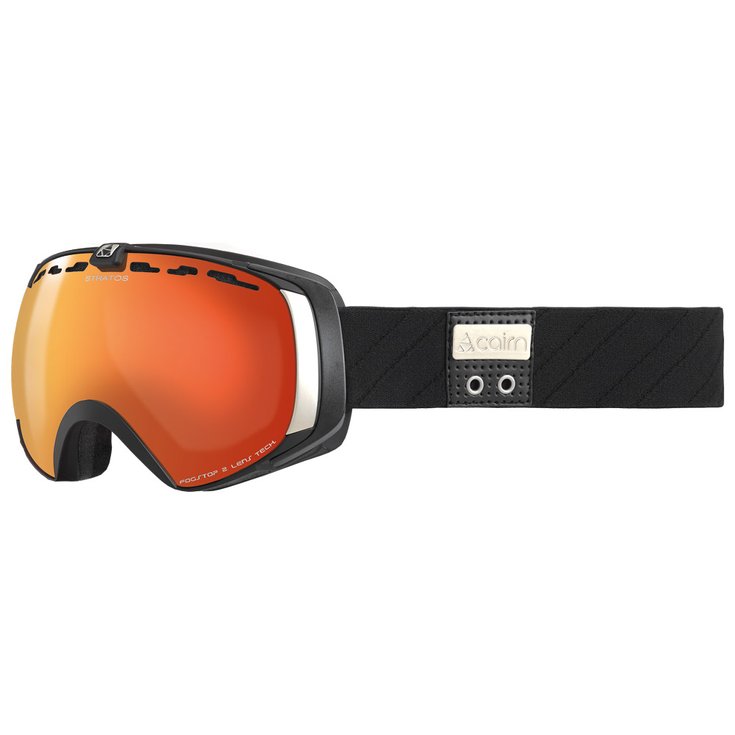 Cairn Masque de Ski Stratos Mat Black Orange Spx 3000 Ium Présentation