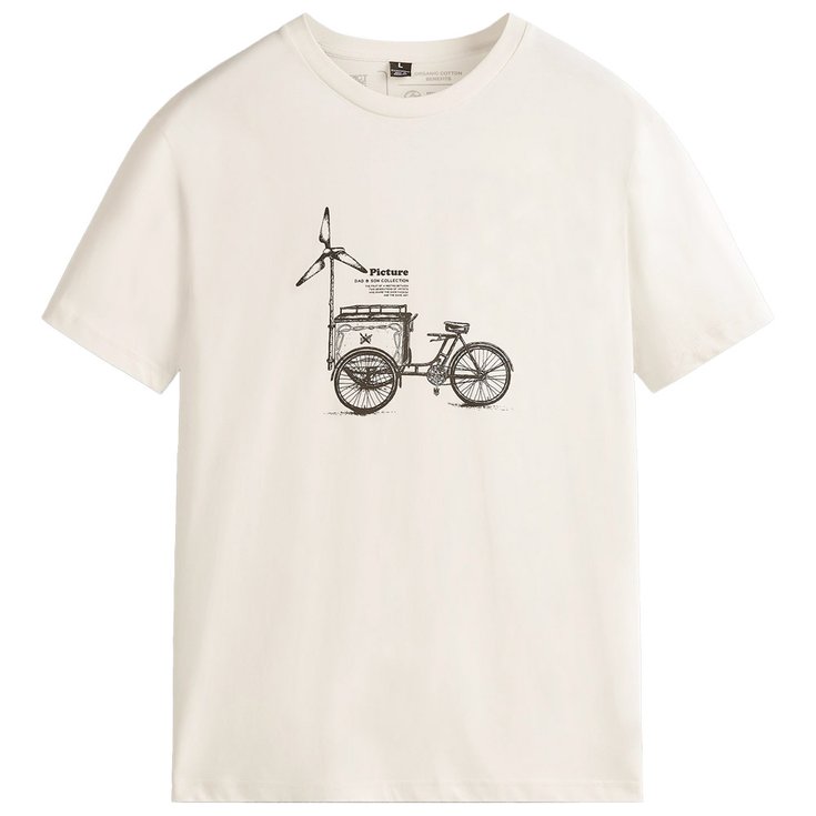 Picture Camiseta D&S Eolix Tee Shirt Natural White Presentación