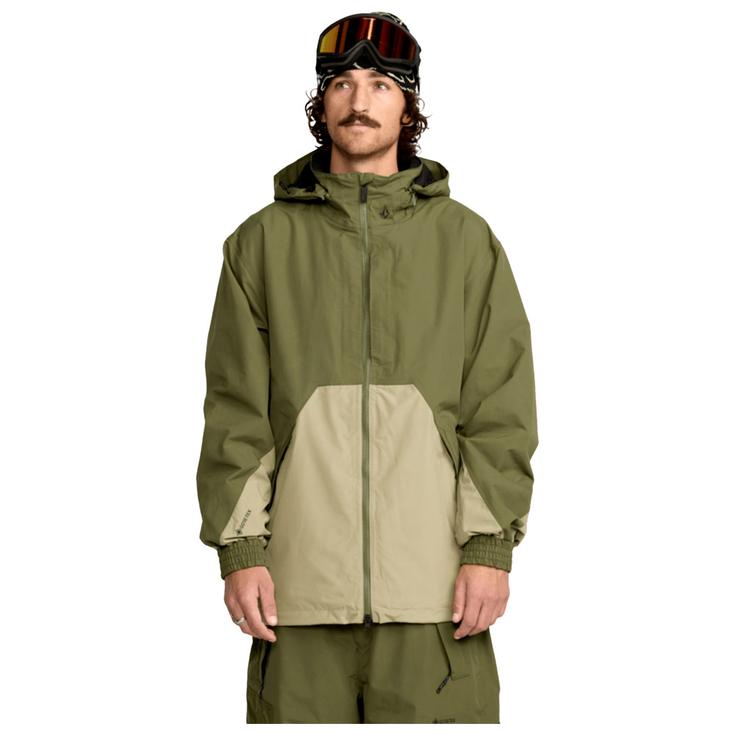 Volcom Skijacke Longo Gore Tex Jacket Dark Olive Präsentation