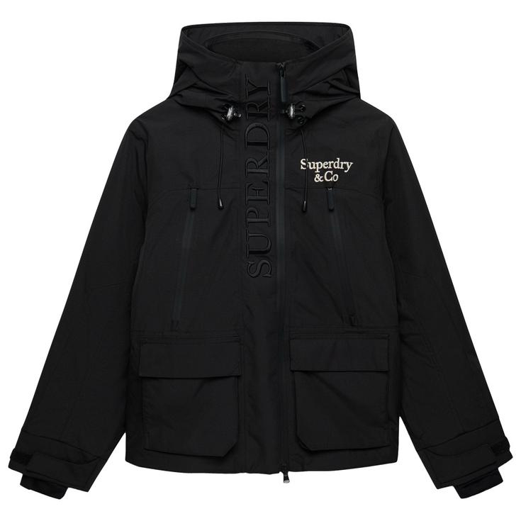 Superdry Blouson Ski Ultimate Freestyle Ski W Black Présentation