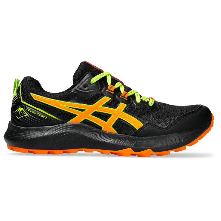Asics Scarpe da trail Gel-Sonoma 7 Black Bright Orange Presentazione