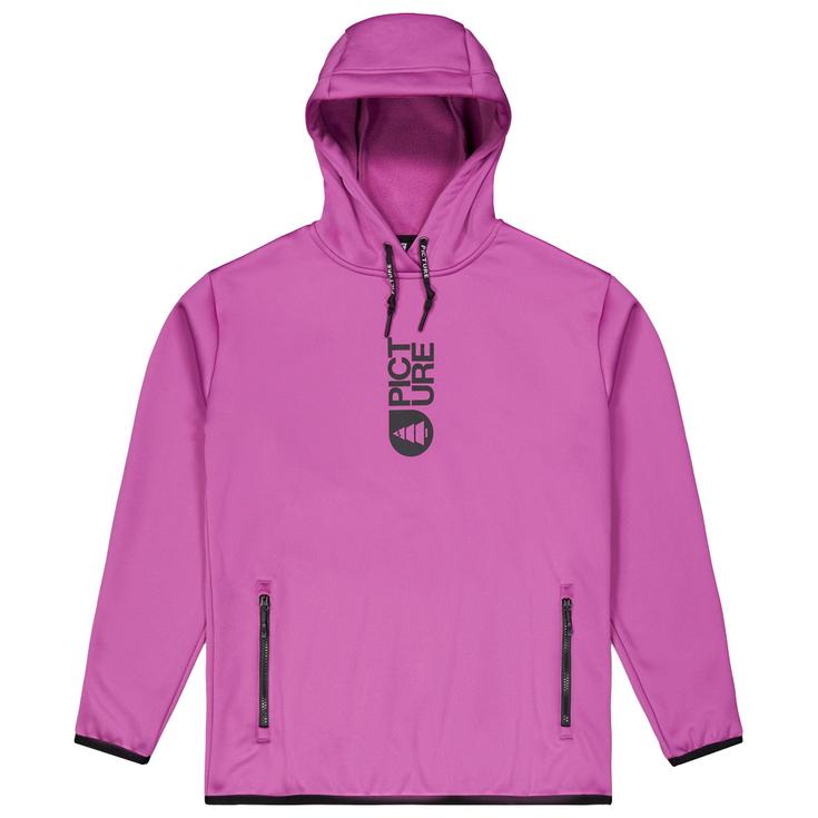 Picture Sweatshirt Park Tech Bright Magenta Overview