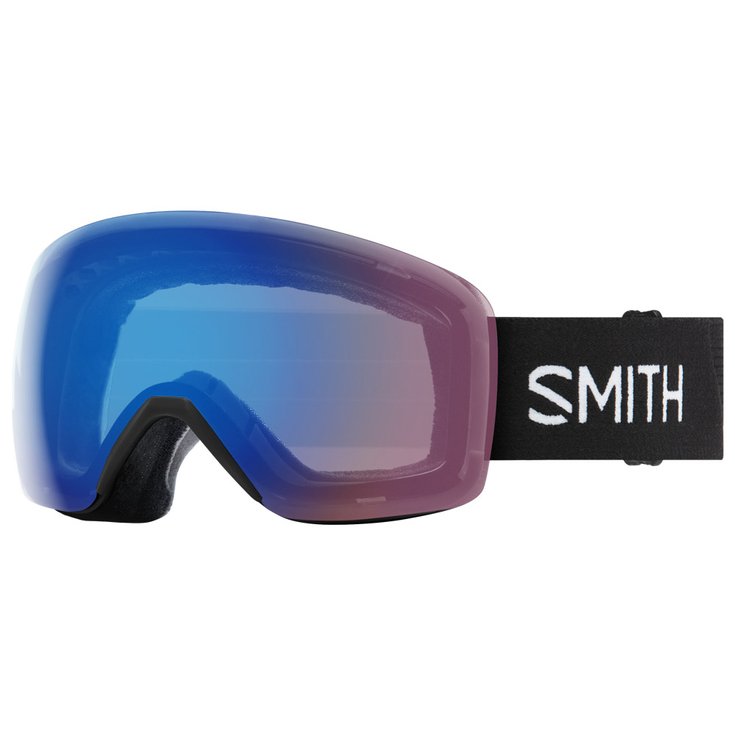 Smith Masque de Ski Skyline Black Chromapop Storm Rose Flash Présentation