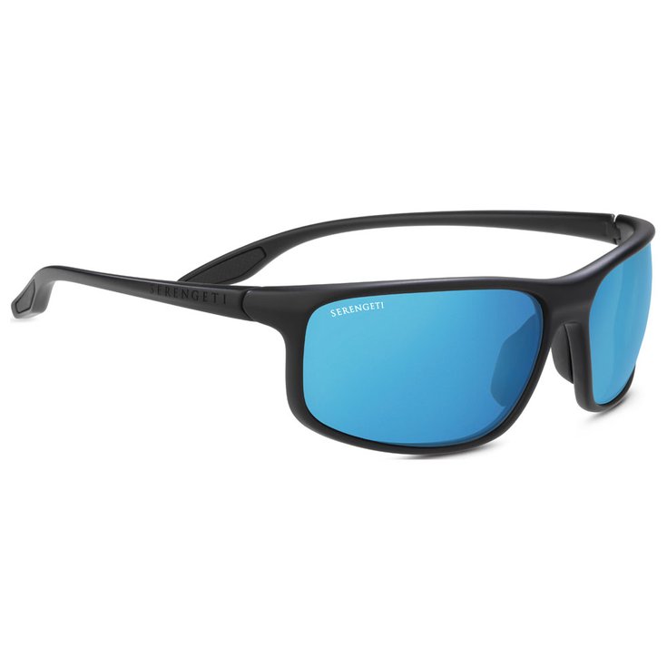Serengeti Sunglasses Levanzo Matte Black Polar Phd Polar Phd 2.0 555nm Blue - Sans Overview