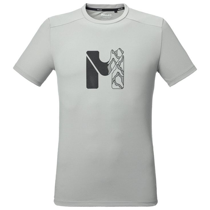 Millet Hiking tee-shirt Kamet Map Short Sleeve Granite Overview