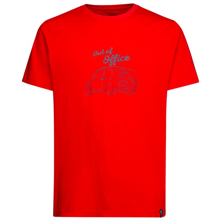 La Sportiva Tee-shirt d’escalade Cinquecento T-Shirt M Mountain Red Présentation