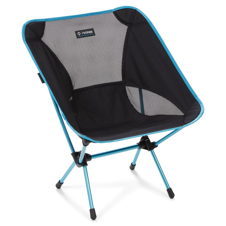 Helinox Campingmöbel Chair One Black Cyan Blue Präsentation