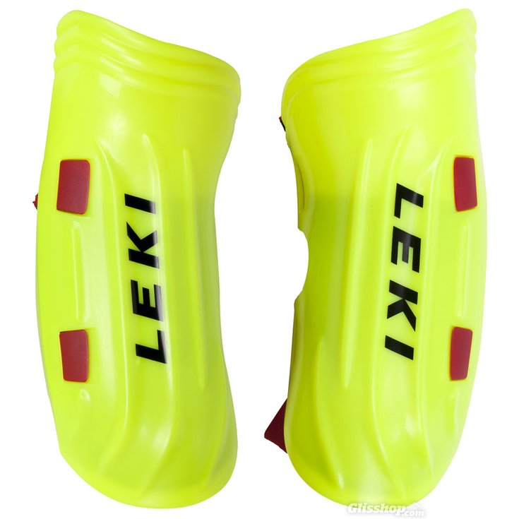 Leki Protection racing Protection Tibia World Cup Pro Jr Jaune Présentation