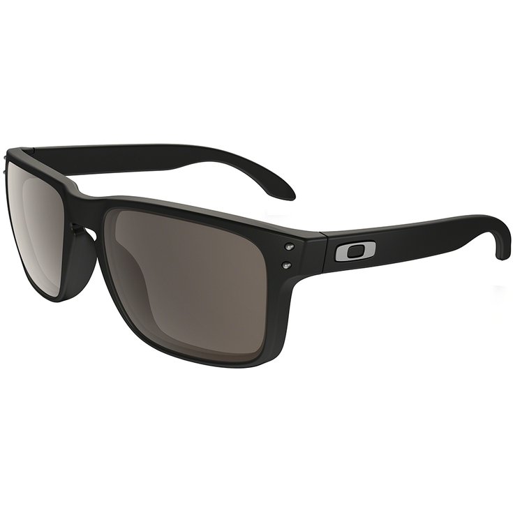 Oakley Sunglasses Holbrook Polished Black Grey Polarized Overview