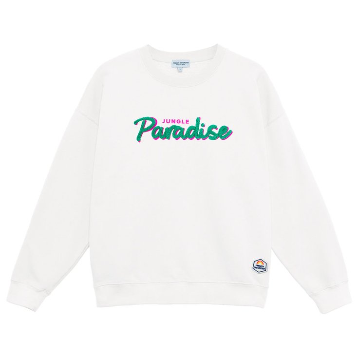 French Disorder Sweatshirt Rosie Jungle Paradise White Präsentation