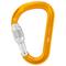 Petzl Karabiner Attache Screw Lock Jaune Präsentation