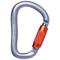 Black Diamond Karabiner Rocklock Twistlock Gray Präsentation