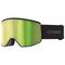 Atomic Masque de Ski Four Pro L Hd Photo All Black Green Gold Hd + Clear Présentation